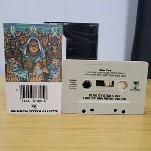 Blue Oyster Cult Fire Of Unknown Origin Cassette Tape Columbia Records 1981